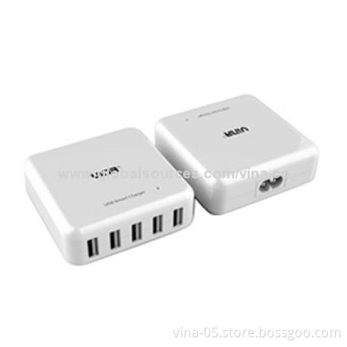 Cellphone Multi-port Chargers with 100-240V, 50/60Hz Input Range